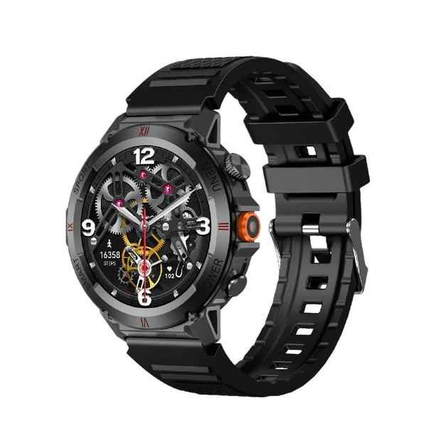 Смарт-годинник IWO X22 1.46". 330 mAh, IP68 Black - изображение 3