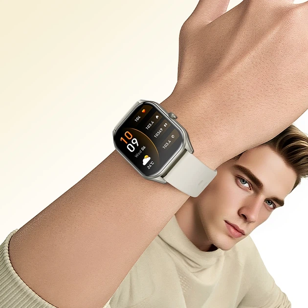 Смарт-годинник HOCO Y41 Smart watch(call version) Silver - изображение 4