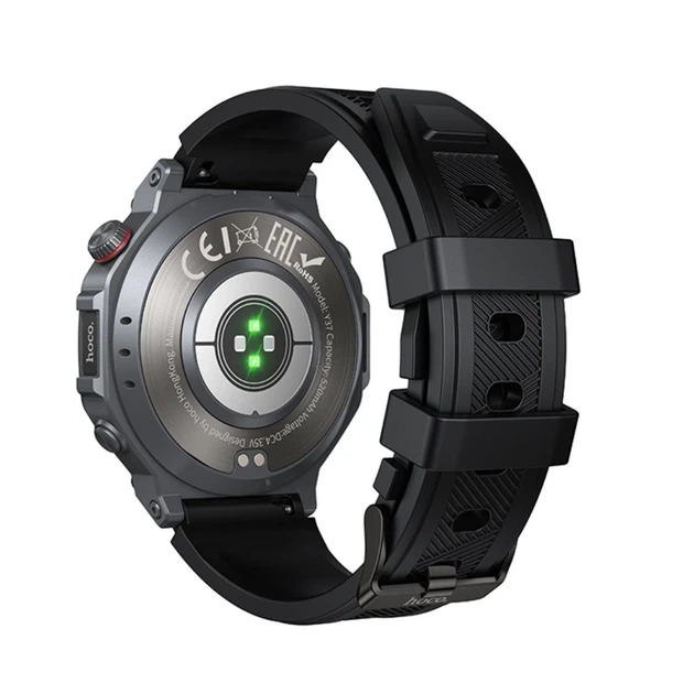 Смарт-годинник HOCO Y37 AMOLED 36mm. 520 mAh. GPS sports watch(call version) Black - Фото 7 Смарт-годинник HOCO Y37 AMOLED 36mm. 520 mAh. GPS sports watch(call version) Black - изображение 7