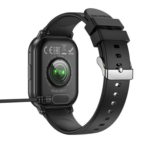 Смарт-годинник BOROFONE BD11 51mm. 220 mAh. IPX4 Smart sports watch (call version) Black - изображение 6