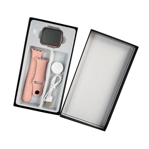 Смарт-годинник BIG V200 Pro Max 44mm. 220 mAh. IP65 Pink - Фото 7 Смарт-годинник BIG V200 Pro Max 44mm. 220 mAh. IP65 Pink - изображение 7