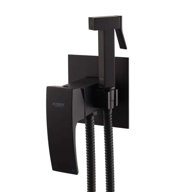 Смеситель для гигиенического душа KOER KB-23007-05 (Цвет черный) (KR3469) kr - изображение 3