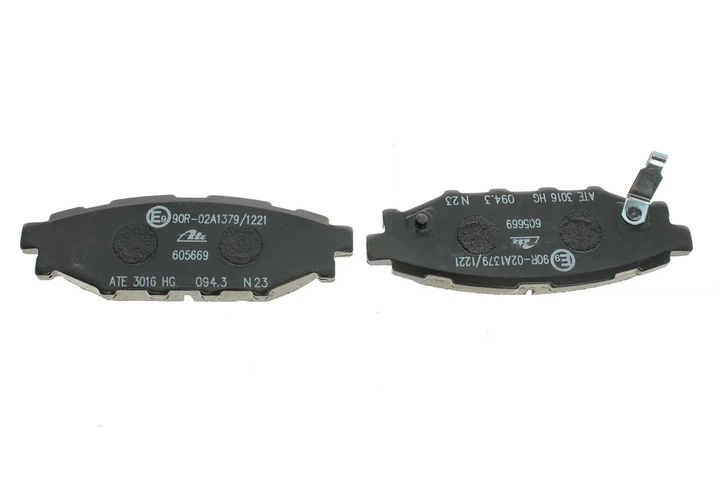 Гальмівні колодки ATE 13046056692 Subaru Legacy, Forester, Outback, Impreza, XV 26696FJ000, 26696AG031, 26696AG010 - зображення 3
