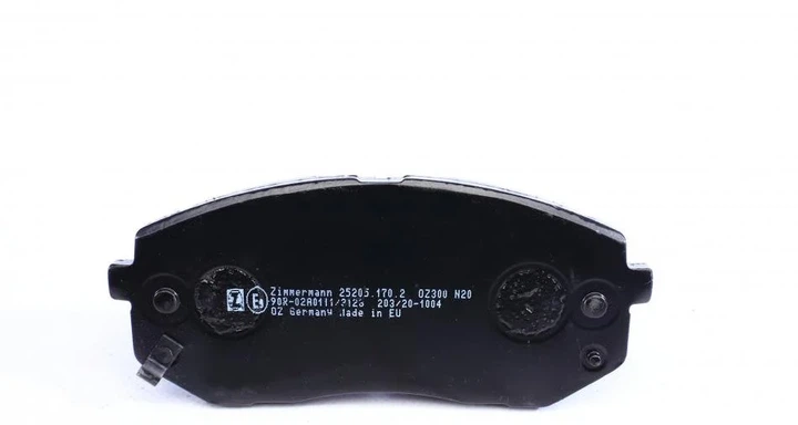 Колодки гальмівні дискові, к-кт ZIMMERMANN 252051702 Hyundai I40, IX35, Tucson, Kona, Sonata; KIA Soul, Sportage, Ceed 58101D7A50, 581012SA70, 581012SA51 - изображение 4