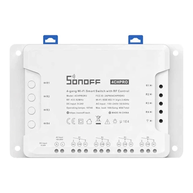 Розумний перемикач Sonoff 4CHPROR3 (M0802010004) - зображення 2