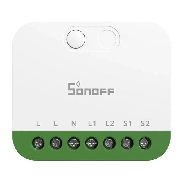 Двоканальний міні перемикач Sonoff MINI-2GS Matter (MINI-2GS) - зображення 2