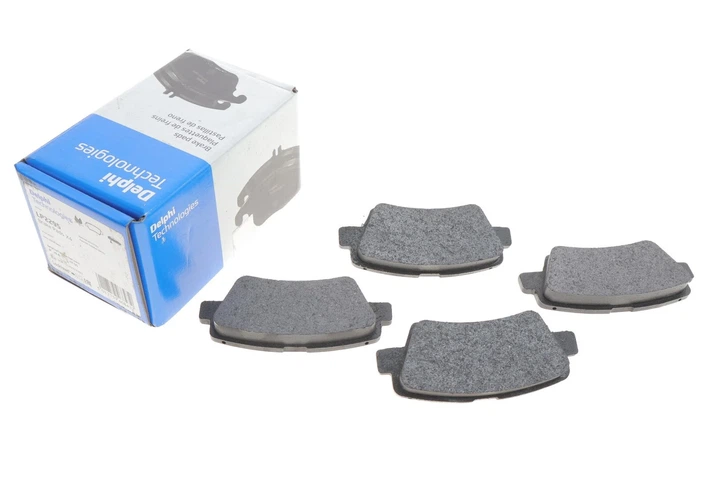Комплект гальмівних колодок Delphi LP2295 Hyundai I30, Veloster, I40, I20, I10, Tucson, Accent; KIA Optima, Rio, Pro Ceed, Ceed, Cerato, Soul, Carens 19374065, 48413350B0, 48413370B0 - изображение 2