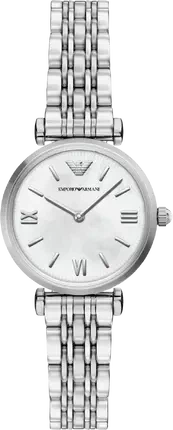 Женские наручные часы в стиле Emporio Armani Gianni T-Bar AR11768 серебристого цвета - Фото 1 Женские наручные часы в стиле Emporio Armani Gianni T-Bar AR11768 серебристого цвета - изображение 1