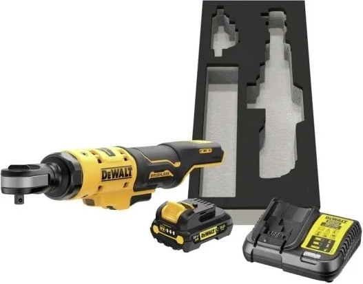 Grzechotka akumulatorowa DeWalt 81 Nm 3/8" 12 V z akumulatorem 3 Ah (DCF503L1G-QW) - obraz 8