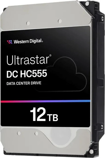 Dysk twardy Western Digital Ultrastar HC555 12TB 7200rpm 512MB 3.5" SATA III (0B48720) - obraz 3