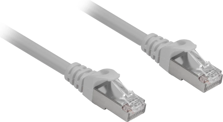 Patchcord Sharkoon Cat 6a SFTP 10 m Grey (4044951018475) - Zdjęcie 1 Patchcord Sharkoon Cat 6a SFTP 10 m Grey (4044951018475) - obraz 1