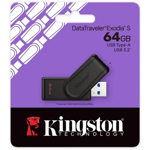 Флеш пам'ять Kingston 64GB Exodia S 64GB (DTXS/64GB) - изображение 4