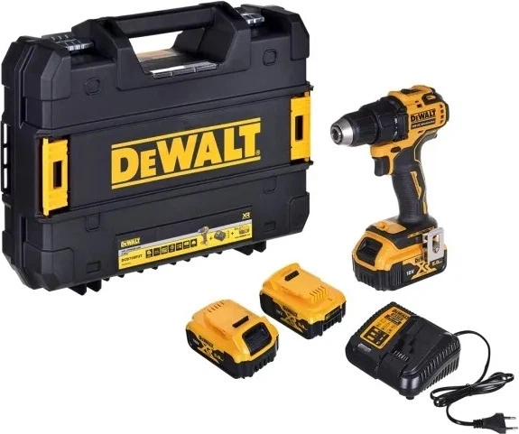Акумуляторний дриль-шуруповерт DeWalt 18V XR з 3 акумуляторами 5 Аг (DCD708P3T-QW) - зображення 5