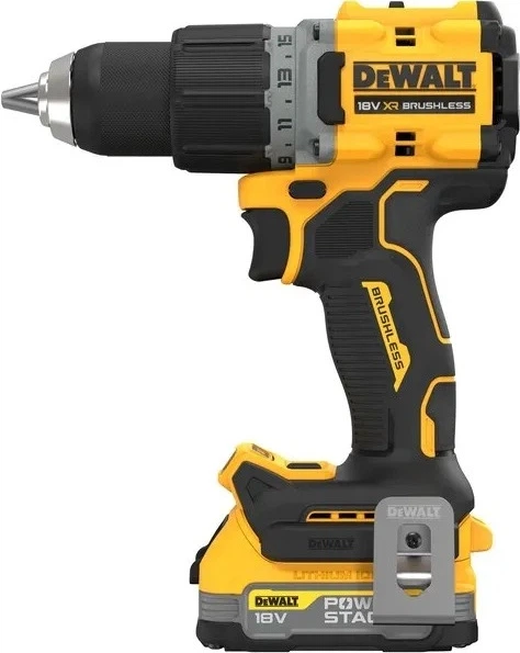 Wiertarko-wkrętarka akumulatorowa DeWalt 18 V XR z 2 akumulatorami 1.7 Ah (DCD800E2T-QW) - obraz 2