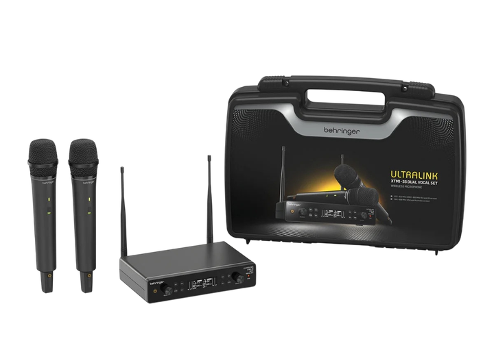 Bezprzewodowy system mikrofonowy Behringer XTM1-35 DUAL VOCAL SET UHF z 2 mikrofonami (SUP_em6615) (4033653072021) - obraz 2