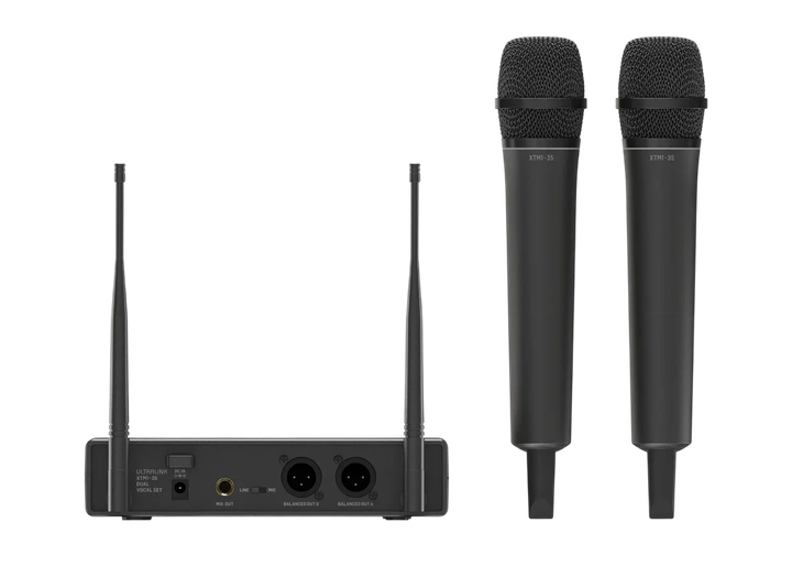 Bezprzewodowy system mikrofonowy Behringer XTM1-35 DUAL VOCAL SET UHF z 2 mikrofonami (SUP_em6615) (4033653072021) - obraz 3