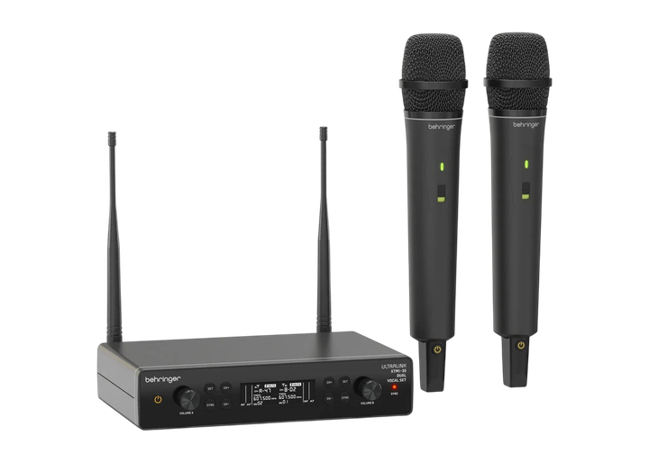 Bezprzewodowy system mikrofonowy Behringer XTM1-35 DUAL VOCAL SET UHF z 2 mikrofonami (SUP_em6615) (4033653072021) - obraz 4