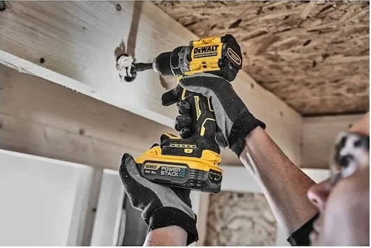 Дриль-шурупокрут акумуляторний DeWalt 18V POWERSTACK з 2 акумуляторами 5 Ah (DCD800H2T-QW) - зображення 8