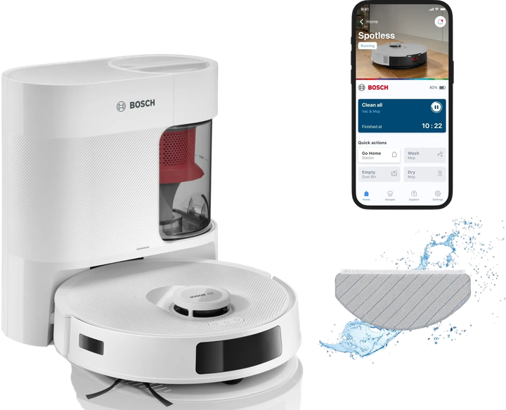 Robot sprzątający Bosch Spotless+ BCRD1W - Zdjęcie 1 Robot sprzątający Bosch Spotless+ BCRD1W - obraz 1