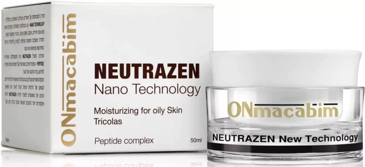 Крем дневной для жирной и комбинированной кожи SPF15 OnMacabim Neutrazen Tricolas Moisturizing 50 ml - Фото 1 Крем дневной для жирной и комбинированной кожи SPF15 OnMacabim Neutrazen Tricolas Moisturizing 50 ml - изображение 1