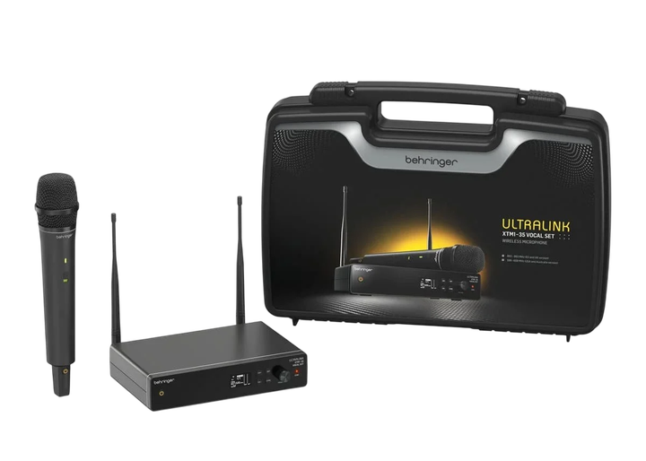 Бездротова мікрофонна система Behringer XTM1-35 Vocal Set UHF Чорна (SUP_em6616) (4033653071956) - зображення 2