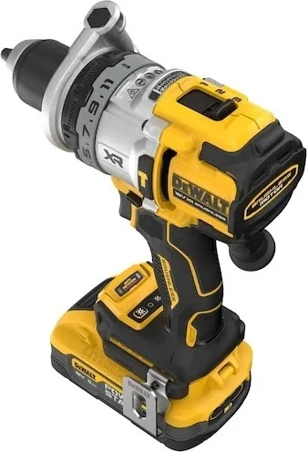 Дриль-шурупокрут акумуляторний ударний DeWalt 18V XR POWERSTACK з 2 акумуляторами 5 Ah (DCD1007H2T-QW) - зображення 6