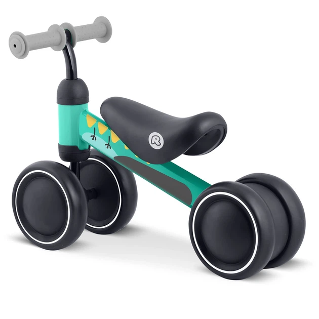 Rowerek biegowy trojkolowy dla dzieci RICOKIDS RK-606 Czarno-turkusowy (5903890632502) - obraz 2
