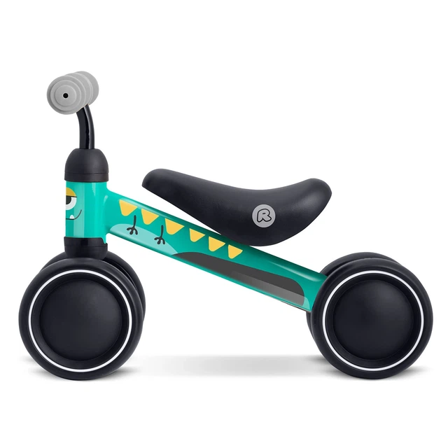 Rowerek biegowy trojkolowy dla dzieci RICOKIDS RK-606 Czarno-turkusowy (5903890632502) - obraz 4