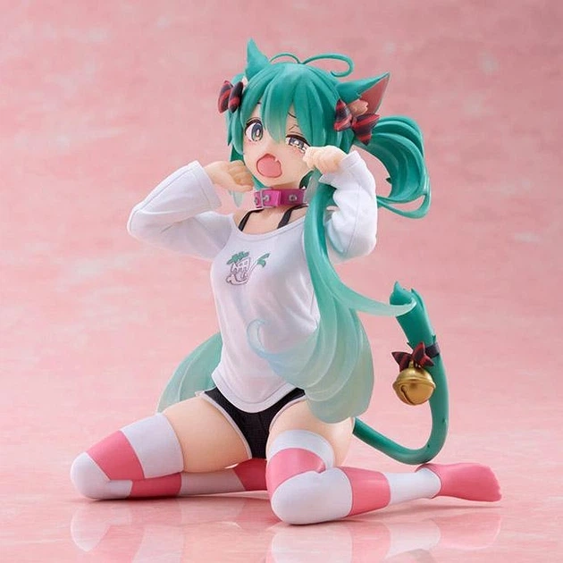 Фігурка аніме Taito Вокалоїд Vocaloid Хацуне Міку Hatsune Miku ACute Nekomimi T Shirt Ver Котик 13 см - Фото 5 Фігурка аніме Taito Вокалоїд Vocaloid Хацуне Міку Hatsune Miku ACute Nekomimi T Shirt Ver Котик 13 см - зображення 5