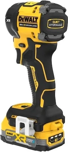 Zakrętarka udarowa hydrauliczna DeWalt 1/4' 18 V 56 Nm z 2 akumulatorami 1.7 Ah (DCF870E2T-QW) - obraz 6