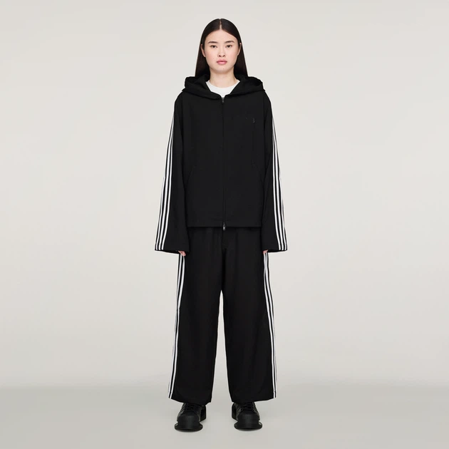 Спортивна кофта з капюшоном Y-3 Track Top 3-Stripes adidas JW7354 (XS) чорний (4068809465730) - зображення 5