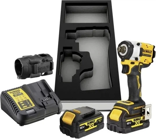 Akumulatorowy klucz udarowy DeWalt 18 V XR 1/2" 406 Nm z 2 akumulatorami 5 Ah (DCF921P2G-QW) - obraz 8