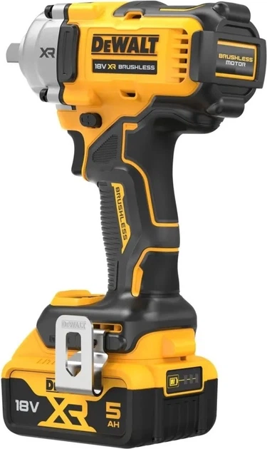 Акумуляторний ударний гайковерт DeWalt 18V XR 1/2" 812 Нм з 2 акумуляторами 5 Аг (DCF892P2T-QW) - зображення 3