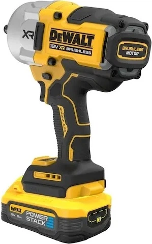 Акумуляторний ударний гайковерт DeWalt POWERSTACK 18V 1/2" 1626 Нм з 2 акумуляторами 5 Аг (DCF961H2T-QW) - зображення 3