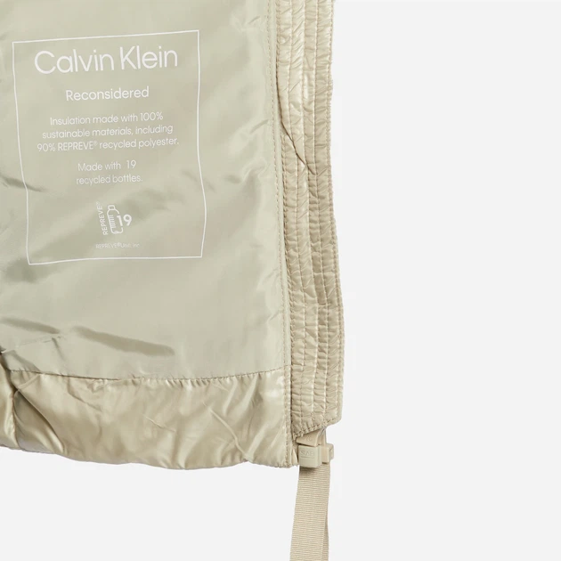 Куртка демісезонна коротка з капюшоном жіноча Calvin Klein K20K204867-AF6 S Бежева (8719856872793) - зображення 7