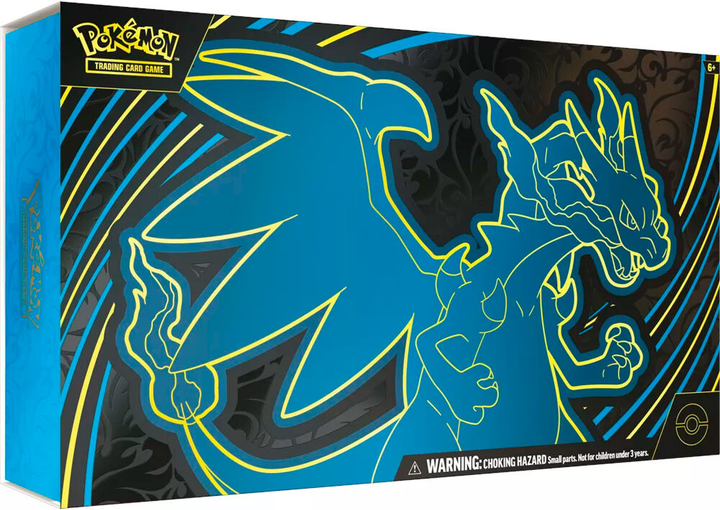 Колекційний набір Pokemon Ultra Premium з картками Mega‑Charizard X Latin (іспанська версія) (196214116962) - Фото 1 Колекційний набір Pokemon Ultra Premium з картками Mega‑Charizard X Latin (іспанська версія) (196214116962) - зображення 1