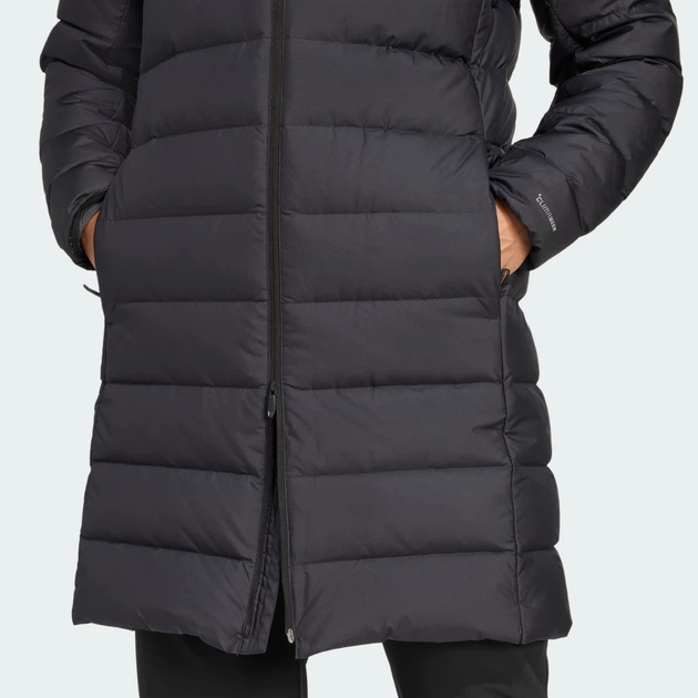 Женская пуховая парка Terrex Multi Light Hooded 2.0 adidas JM8729 (S) черный (4068809112535) - изображение 5