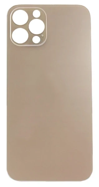 Задня кришка для iPhone 12 Pro Max з великим вирізом під камеру оригінал Китай Gold - Фото 1 Задня кришка для iPhone 12 Pro Max з великим вирізом під камеру оригінал Китай Gold - зображення 1