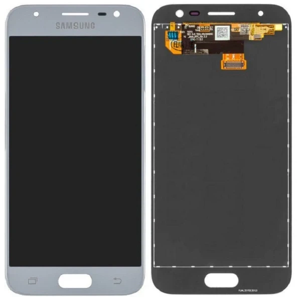 Дисплей для Samsung Galaxy J3 2017 J330 з тачскріном без рамки оригінал 100% Service Pack Silver - Фото 1 Дисплей для Samsung Galaxy J3 2017 J330 з тачскріном без рамки оригінал 100% Service Pack Silver - зображення 1