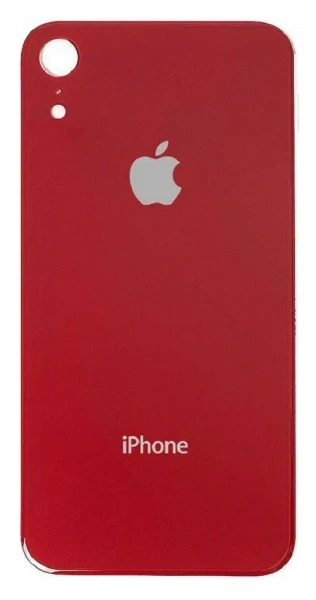 Задня кришка для iPhone XR з великим вирізом під камеру оригінал Китай Red - Фото 1 Задня кришка для iPhone XR з великим вирізом під камеру оригінал Китай Red - зображення 1