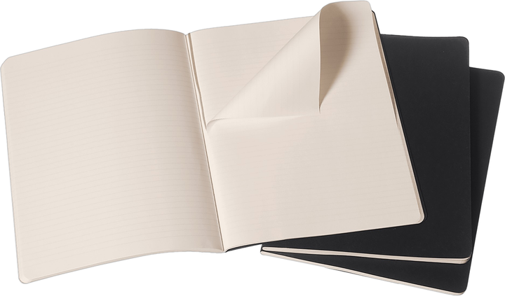 Zestaw zeszytów Moleskine Cahier Czarny w linie 19 x 25 cm 120 stron 3 szt (9788883705014) - Zdjęcie 2 Zestaw zeszytów Moleskine Cahier Czarny w linie 19 x 25 cm 120 stron 3 szt (9788883705014) - obraz 2