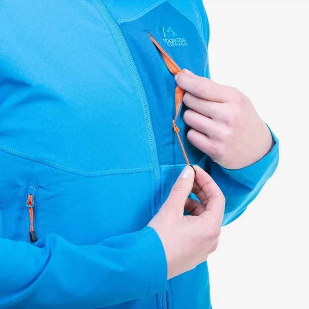 Кофта Mountain Equipment Arrow Hooded Women's Jacket (Spruce 8) вага 340 г матеріал 90% поліестер 10% еластан (ME-006553.01558.8) - зображення 7
