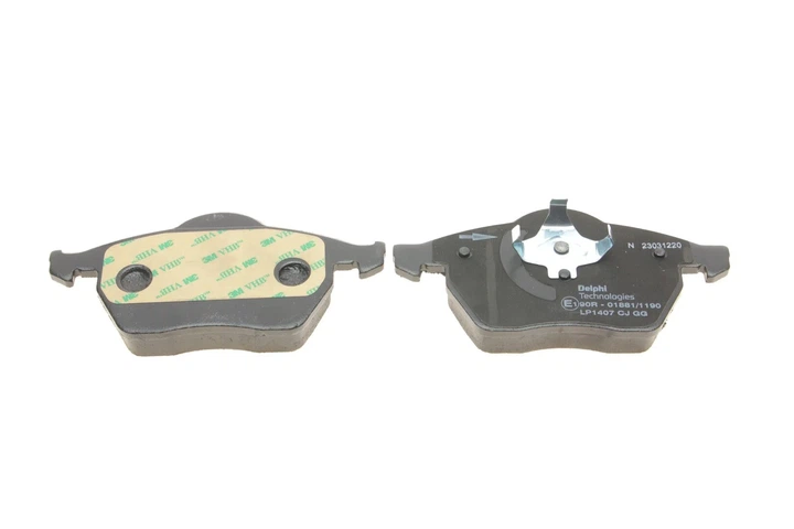 Комплект гальмівних колодок Delphi LP1407 Volkswagen Passat, Golf; Audi TT, A4, A3; Seat Leon, Ibiza, Toledo 1J0698151L, 1JO698151L, 3A0615116A - Фото 3 Комплект гальмівних колодок Delphi LP1407 Volkswagen Passat, Golf; Audi TT, A4, A3; Seat Leon, Ibiza, Toledo 1J0698151L, 1JO698151L, 3A0615116A - изображение 3