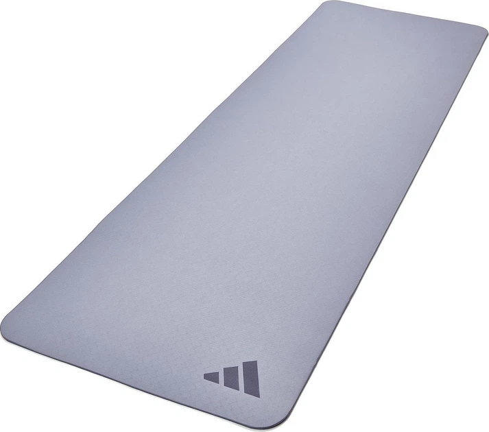 Коврик для йоги Adidas Premium Yoga Mat серый 176 х 61 х 0,5 см (ADYG-10300SV) - Фото 2 Коврик для йоги Adidas Premium Yoga Mat серый 176 х 61 х 0,5 см (ADYG-10300SV) - изображение 2