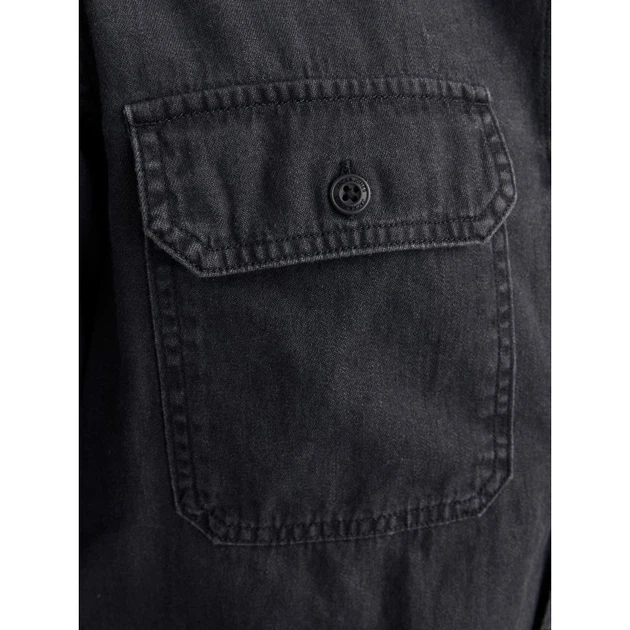 Сорочка з довгим рукавом JJETRAVIS SHIRT LS NOOS Jack & Jones 12269262-Black Denim L Синій (5715612129616) - изображение 5