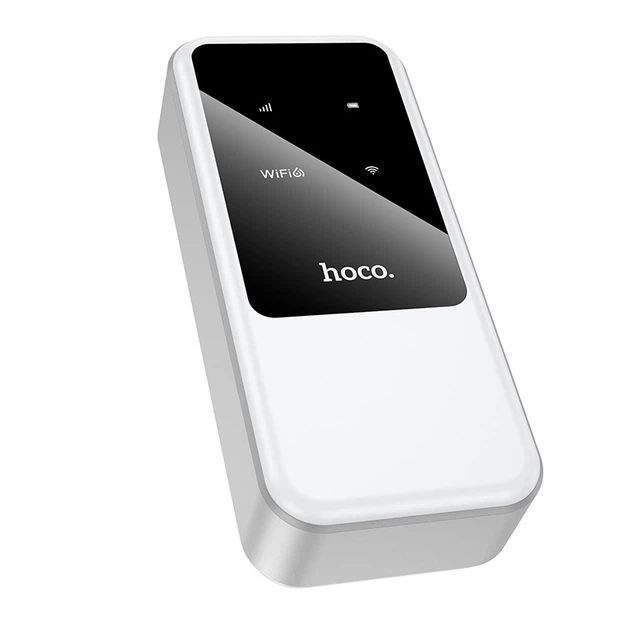 Портативный WiFi роутер маршрутизатор Hoco HI42 Mobile Portable WiFi White - Фото 2 Портативный WiFi роутер маршрутизатор Hoco HI42 Mobile Portable WiFi White - изображение 2