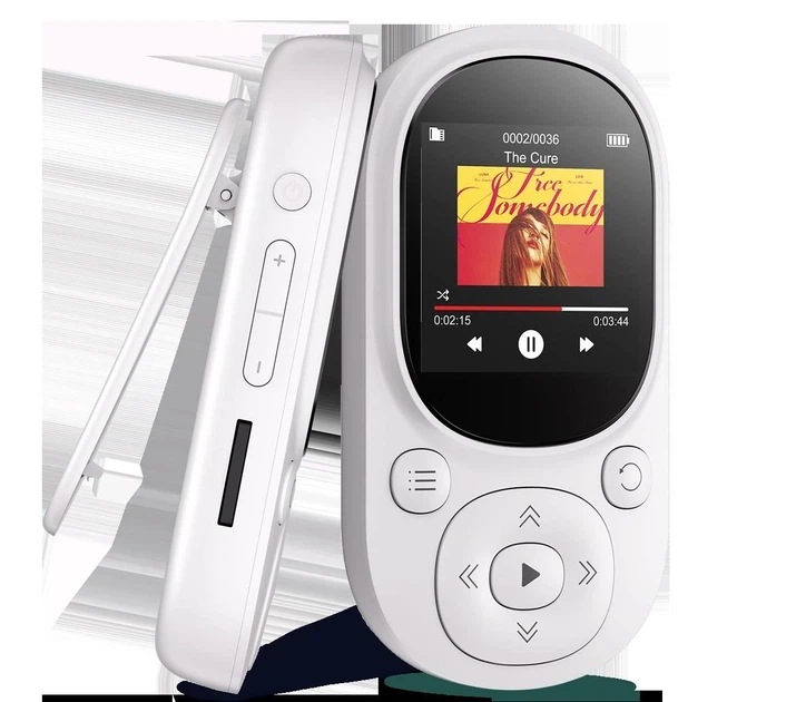 MP3 плеєр Mechen A11 Bluetooth 5.3 Hi-Fi 32Gb з кліпсою білий - зображення 2