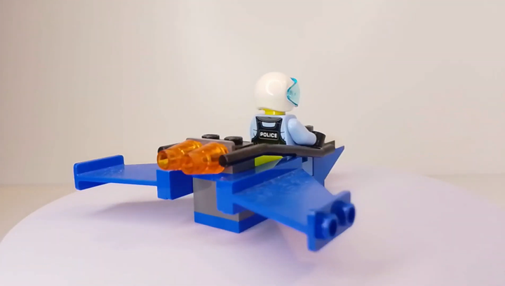 Конструктор Lego Фігурка Policeman with Jet Paper Bag City 952307 cty1618 - зображення 4