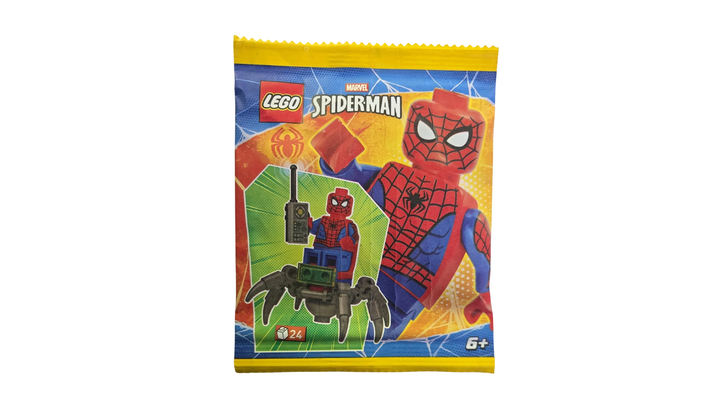 Конструктор Lego Фигурка Spider-Man with Spider-Crawler Paper Bag Super Heroes L0002283 - изображение 5