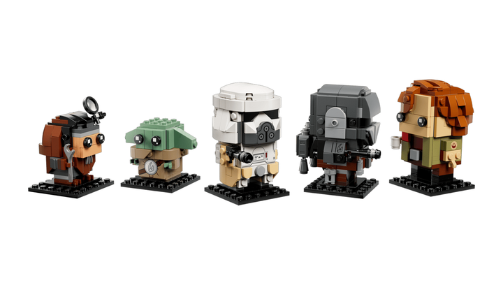 Конструктор Lego The Mandalorian and Grogu: Allies & Villains BrickHeadz 40856 - Фото 3 Конструктор Lego The Mandalorian and Grogu: Allies & Villains BrickHeadz 40856 - изображение 3